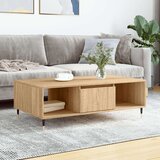 vidaXL Stolić za kavu boja hrasta 104 x 60 x 35 cm konstruirano drvo | shoptok.hr