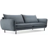 Cosmopolitan Design siva baršunasti kauč Vienna, 230 cm