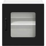 vidaXL Stenska kuhinjska omarica s polico 2 pcs Črna 40 x 31 x 40 cm | Shoptok.si