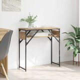 vidaXL Konzolnamizica artisan hrast 75x30x75cm Konstruiran les | Shoptok.si