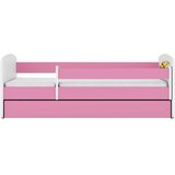 MID.YOU Dječji krevet Dreamy bager 160x80 sa madracem s ladicom Rozičasta | shoptok.hr