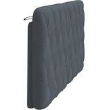  Jastuk za uzglavlje tamnosivi 152 cm baršunasti | shoptok.hr
