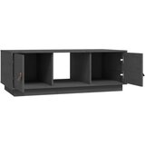  Stolić za kavu sivi 100 x 50 x 35 cm od masivne borovine | Eponuda.com