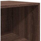  Visoka komoda boja smeđeg hrasta 40x41x185 cm konstruirano drvo | shoptok.hr