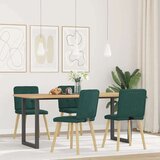  Jedilni stoli 4 kosi temno zelene tkanine, (21822603) | Shoptok.si