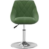 vidaXL Okretne blagovaonske stolice 6 kom tamnozelene baršunaste - Tamnozelena 6 | shoptok.hr