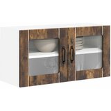  Zidni stakleni ormarić LUCCA Dimljeni hrast 80 x 31 x 40 cm | Eponuda.ba