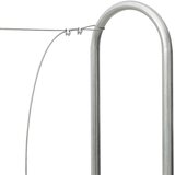 vidaXL Stalak za drva za ogrjev 250x25x150 cm Pocinčani čelik | shoptok.hr