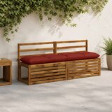  Jastučić za klupu VIANEN 100% poliester Crvena 160 x 40 x 12 cm - Crvena 160 x 40 x 12 cm | shoptok.hr
