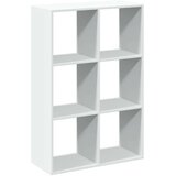 vidaXL Sobna pregrada / regal za knjige bijeli 69,5x29x103,5 cm drveni | shoptok.hr