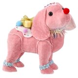 Festa Paloma, novogodišnja dekoracija, pas, pastel roze | ePonuda.com