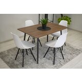 BOLZZ MILANO SET 4 STOLICE WHITE BLACK | ePonuda.com