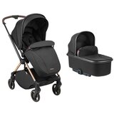 Kikka Boo Kolica Lanah 2in1 set sa tvrdom korpom Black | ePonuda.com