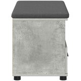  Haldna klop z blazino s predalom Betonsko siva 80 x 38 x 46 cm, (5000155687) | Shoptok.si
