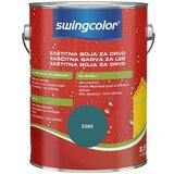 SWINGCOLOR Zaščitna barva za les (Modra, Svilnati sijaj, 2,5 l) | Shoptok.si