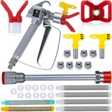 Rosfix RAZPRŠILNA PIŠTOLA ZA ELEKTRIČNO ENOTO + 2X ŠOBA, POKROV, 30CM KOPJE, 18X TESNILO + 7X FILTER, (21746505) | Shoptok.si