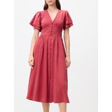 Reserved Midi haljina s visokim udjelom modalnih vlakana - crvena | shoptok.hr