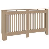 vidaXL pokrivač radijatora 2 pcs smeđa 152 x 19 x 81.5 cm | shoptok.hr