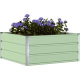  Cvetlično korito Pastelno zelena 100 x 100 x 45 cm Jeklo, (5000207341) | Shoptok.si