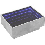  Stolić za kavu LED siva boja betona 70x50x30 cm drveni | Eponuda.ba
