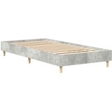  Okvir kreveta bez madraca beton siva 75x190cm konstruirano drvo | shoptok.hr