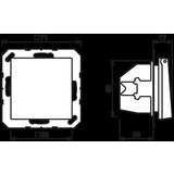 Jung SCHUKO vtičnica 16 A 250V A 1520 BF KL AL, (20888091) | Shoptok.si