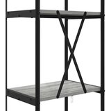 vidaXL Polica Sivi hrast sonoma 40 x 30 x 183 cm Konstruirano drvo | shoptok.hr