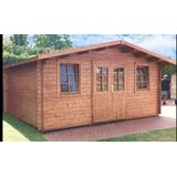 Male kuće Drvena vrtna kućica BIDASOA 500 × 400 cm – bez završnog krovnog pokrova | shoptok.hr