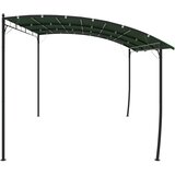 Gazebo 4 x 3 x 2,55 m Zelena Tkanina i Aluminij 180 | shoptok.hr