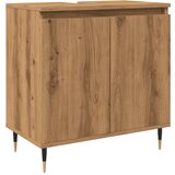 Maison Chic Kopalniška omarica - Kopalniški kabinet artisan hrast 58x33x60 cm inženirski les, (21794827) Cene