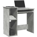 Maison Chic pisarniška miza - Računalniška miza s policami betonsko siva 84x40x78 cm iverna plošča, (21785484) | Shoptok.si