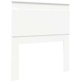  Uzglavlje s uzglavljem Bijelo 75 cm Konstruirano drvo | shoptok.hr