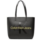 Calvin Klein Jeans Ročna torba Sculpted Shopper 29 Mono K60K610276 Črna | Shoptok.si