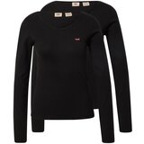 Levi's Majica 'LS 2 PACK TEE BLACKS' rdeča / črna / bela | Shoptok.si