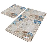 Mila Home Bež kopalniške preproge v kompletu 2 ks 60x100 cm – | Shoptok.si
