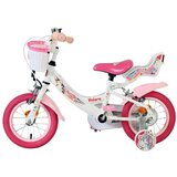 Volare dječji bicikl Unicorn 12″ bijele boje, s dvije ručne kočnice | shoptok.hr
