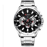  Sat CURREN ZE-14353 - Srebrna / Crna KP14353 Cene