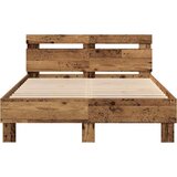  Krevetna konstrukcija Staro drvo 120 x 190 cm Konstruirano drvo | shoptok.hr