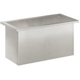  Vrtna posuda za sadnju s LED svjetlom Srebrna 30 x 60 x 30 cm - Nehrđajući čelik 30 x 60 x 30 cm 1 | shoptok.hr