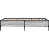  Okvir za krevet boja hrasta 75x190 cm konstruirano drvo i metal | shoptok.hr