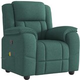 Maison Chic masažni naslanjač - Relax naslanjač temno zeleno blago, (22134548) | Shoptok.si