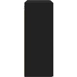 TV stenska omara Črna 59,5 x 31 x 80 cm Konstruiran les, (5000092213) | Shoptok.si
