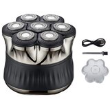 INF 7-Head Floating Electric Shaver &amp;mdash; Magnetic Bald Head Razor, 1200mAh Black, (5000339668) Slike
