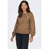 Only Pulover 'ONLLAUREN' pikčasto rjava | Shoptok.si