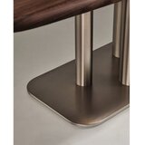 Kave Home Jedilna miza v orehovem dekorju 110x220 cm Melvar – | Shoptok.si