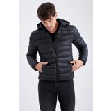 Defacto slim fit hooded water repellent thermal insulated inflatable coat | ePonuda.com