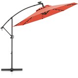 Costway Vrtni senčnik z vrtljivimi LED lučmi 360°, (5000007055) Cene