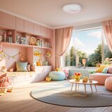  LED dečije plafonsko svetlo MOONCAT LED/34W/230V ružičasto | Eponuda.com