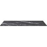 Stolna ploča crna 100 x 50 cm 6 mm staklena s mramornim uzorkom | Eponuda.ba