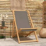  Ležaljka Sivosmeđa Čvrsto teak drvo | shoptok.hr